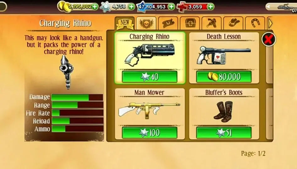 six guns mod apk unlimited gold