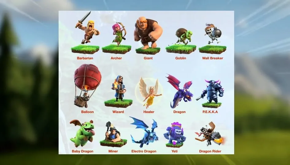 clash of clans mod apk unlimited troops